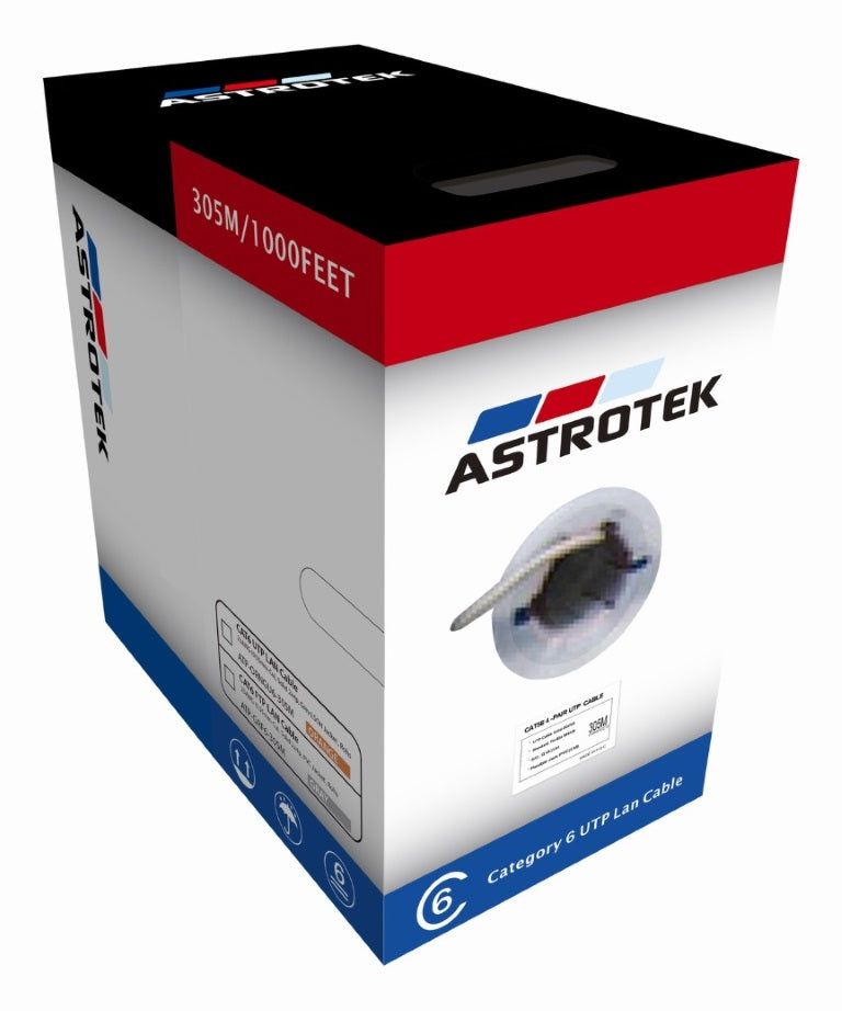 Astrotek CAT6 UTP Cable 305m Roll - Orange Full 0.55mm Copper Solid Wire Ethernet LAN Network 23AWG 0.55cu 2x4p LSZH Jacket Astrotek CAT6 UTP Cable 305m Roll - Orange Full 0.55mm Copper Solid Wire Ethernet LAN Network 23AWG 0.55cu 2x4p LSZH Jacket